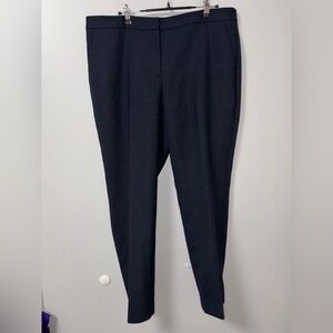 Talbots Navy Polka Dot Dress Pants Trousers Career Workwear 16P Chic Women’s